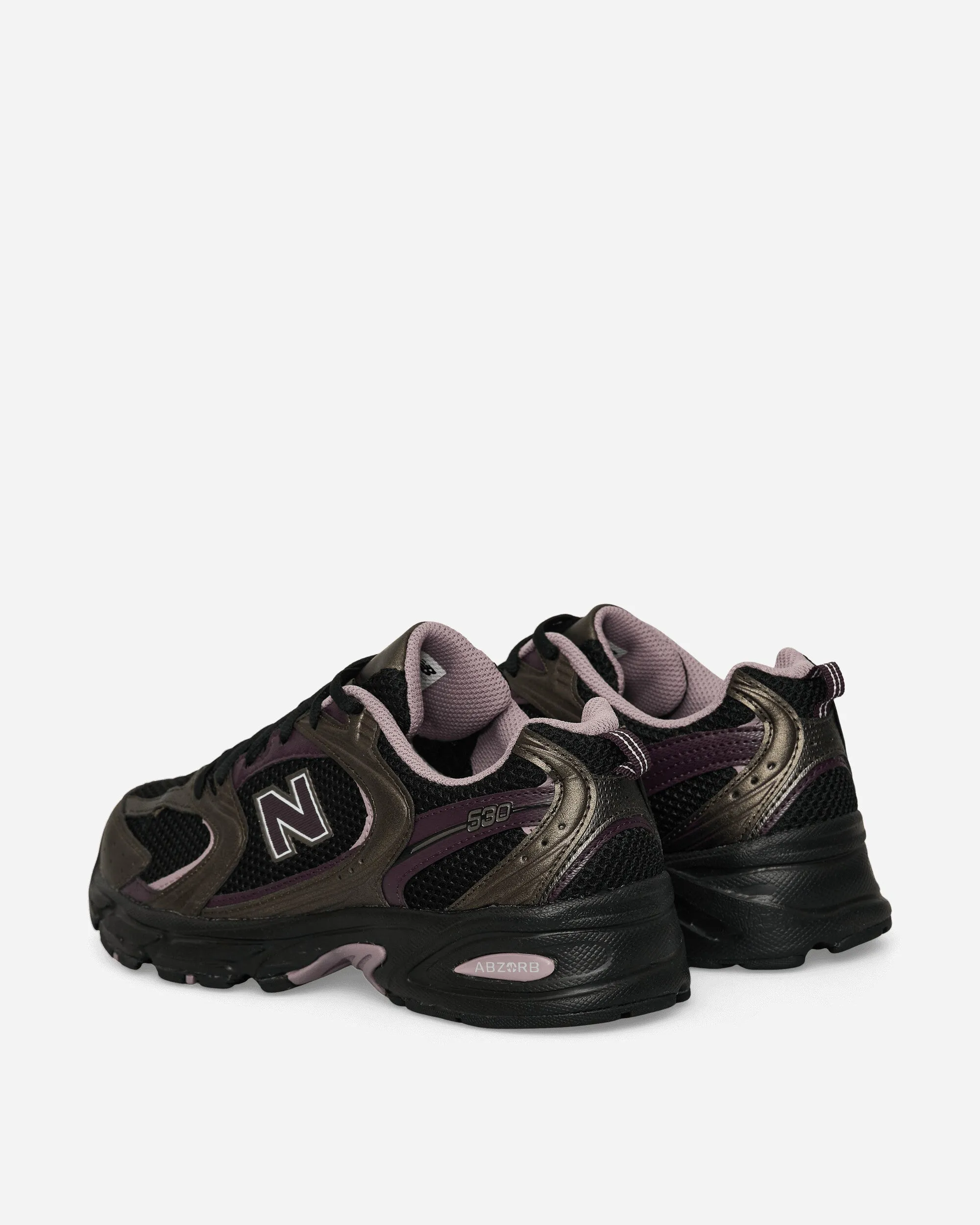 530 Sneakers Black Metallic / Plum Brown