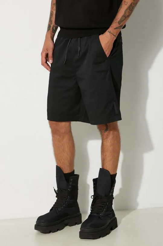 AAPE shorts men's black color AAPSPMA668XXM