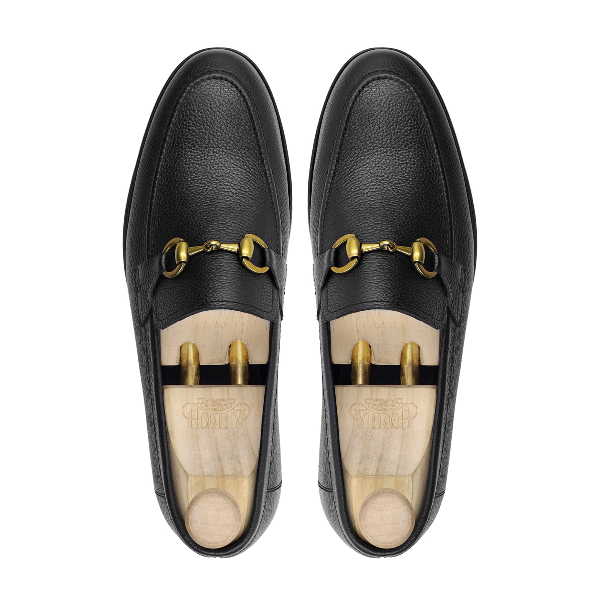 ABADA - BLACK PEBBLE GRAIN LOAFER