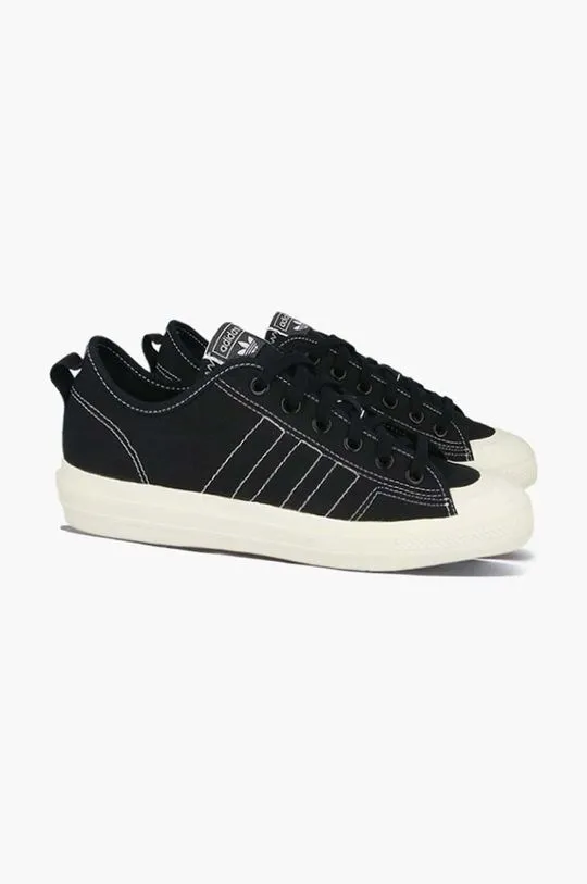 adidas Originals plimsolls Nizza RF men's black color