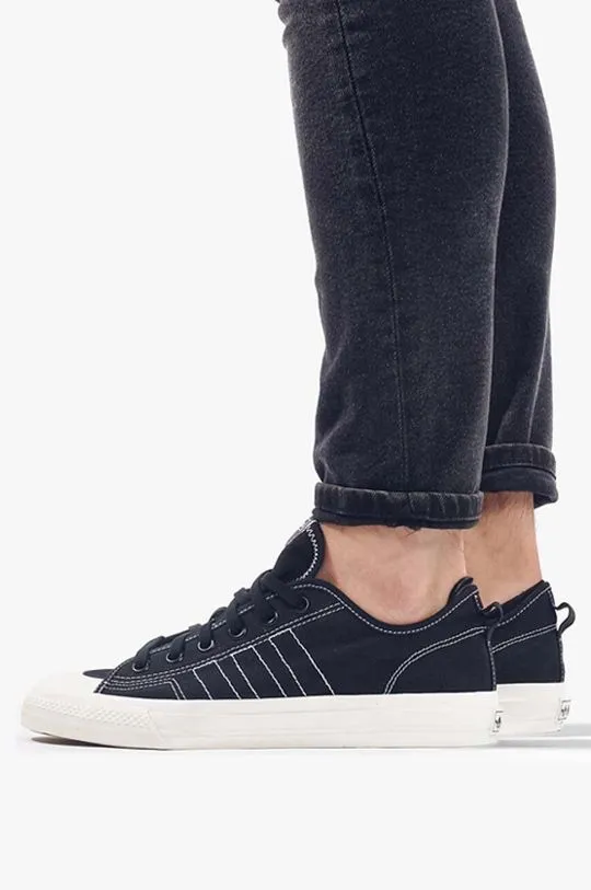 adidas Originals plimsolls Nizza RF men's black color