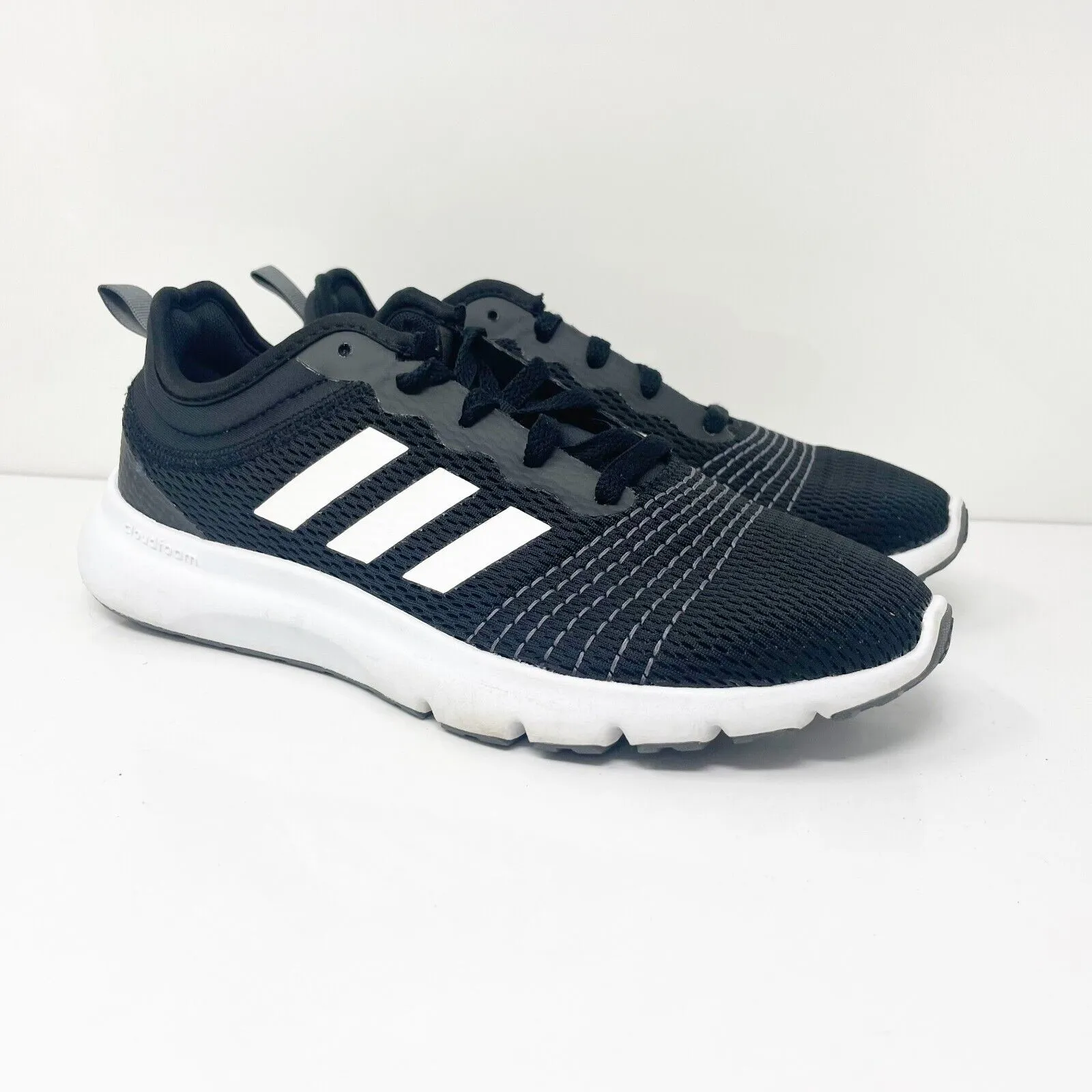 Adidas Womens Fluidup H02009 Black Running Shoes Sneakers Size 8