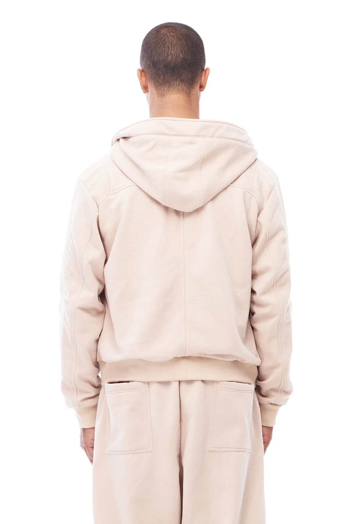 ARROWS HOODIE IN TAN