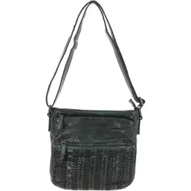 Ashwood Vintage Woven Leather Crossbody Bag D-93