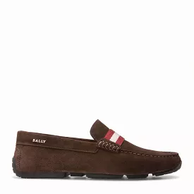 BALLY PEARCE - MEN's SUEDE DRIVER - COFFEE