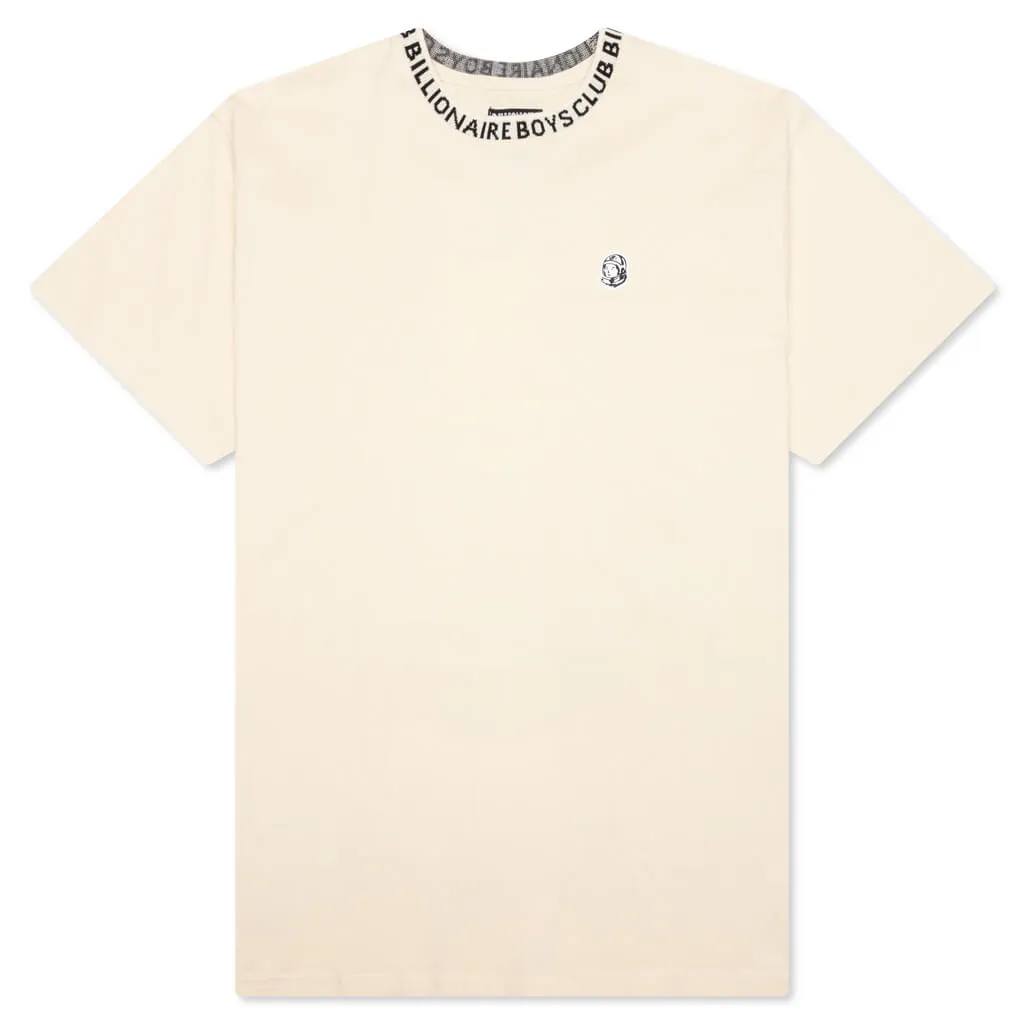 BB Wrapped S/S Knit - Cloud Creme