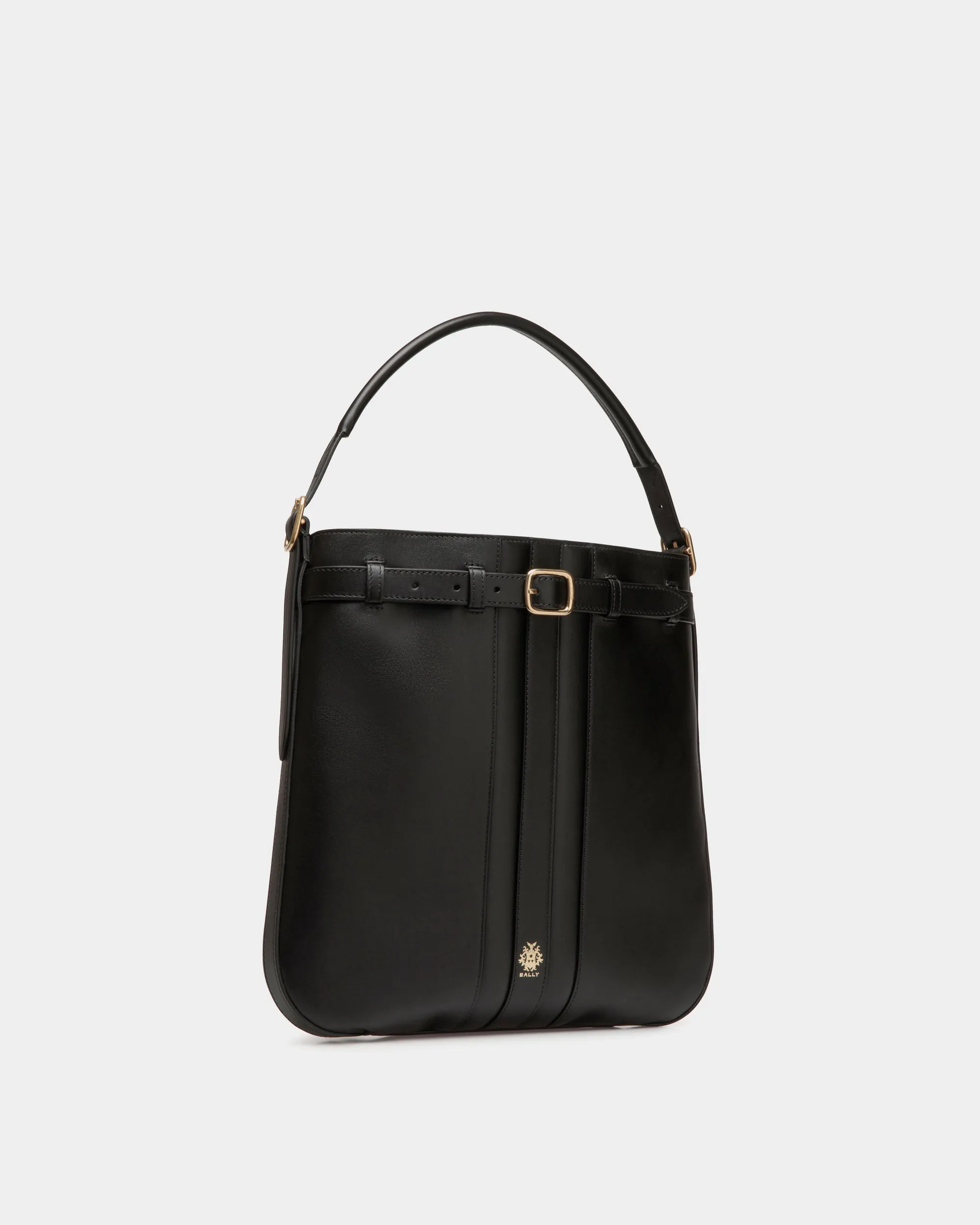 Beckett Crossbody Bag In Black Leather