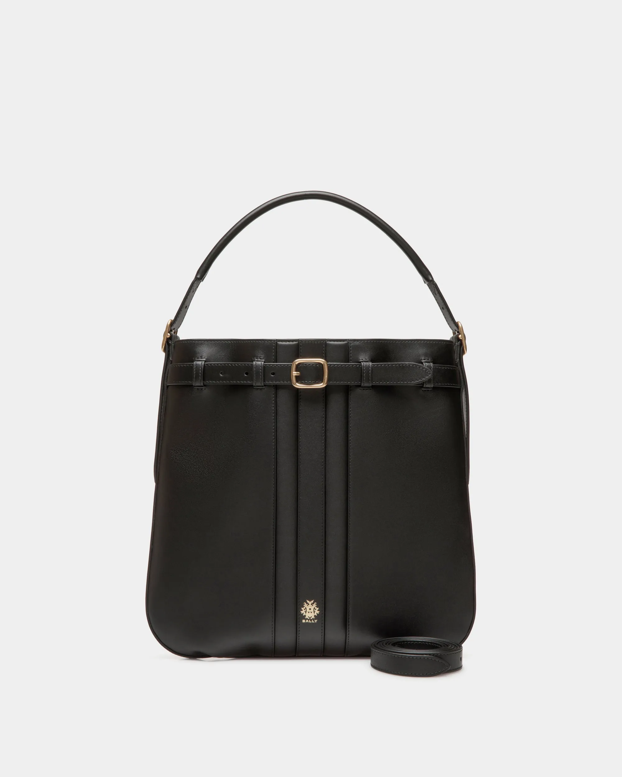 Beckett Crossbody Bag In Black Leather