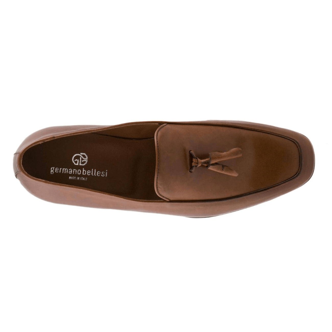 Bellesi Tassel Leather Men's Moccasin, Brown