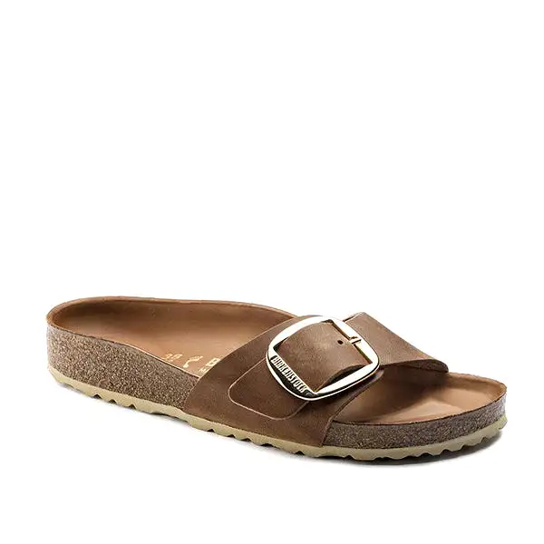        Birkenstock Madrid Big Buckel Leather Cognac