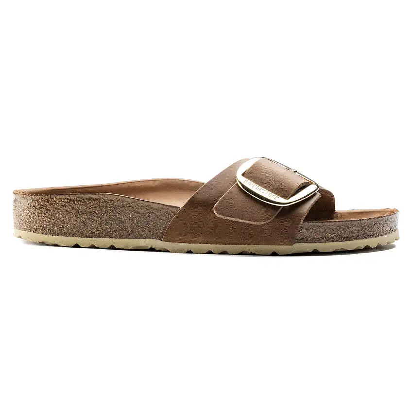        Birkenstock Madrid Big Buckel Leather Cognac