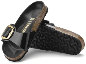 Birkenstock: Madrid Big Buckle in High Shine Black