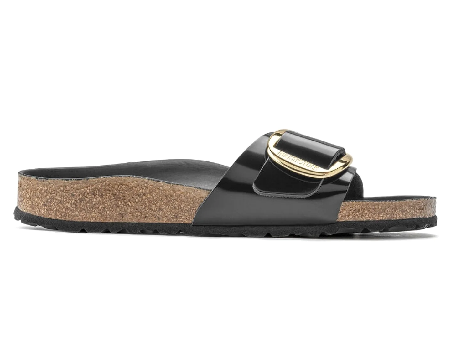 Birkenstock: Madrid Big Buckle in High Shine Black