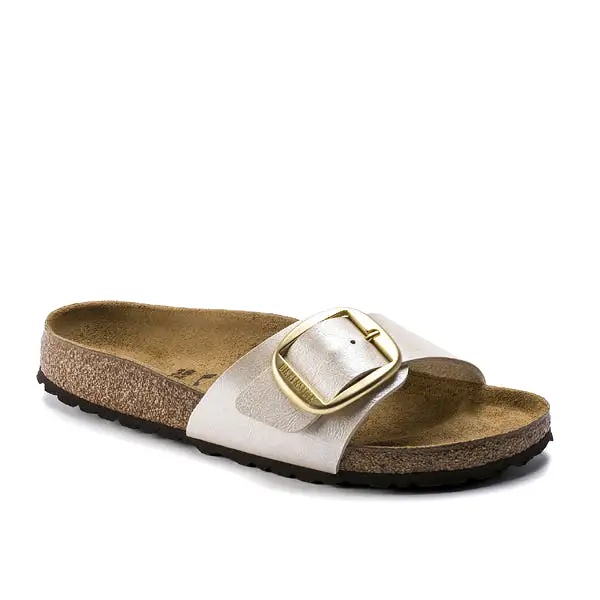        Birkenstock Madrid Big Buckle Pearl White