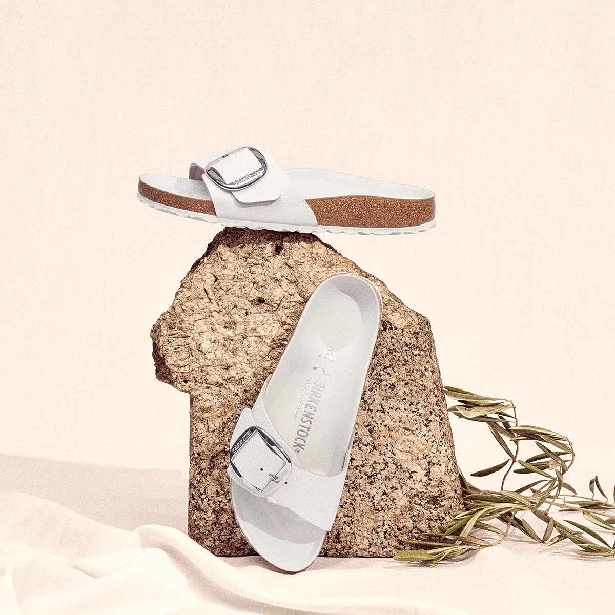     Birkenstock Madrid Big Buckle White