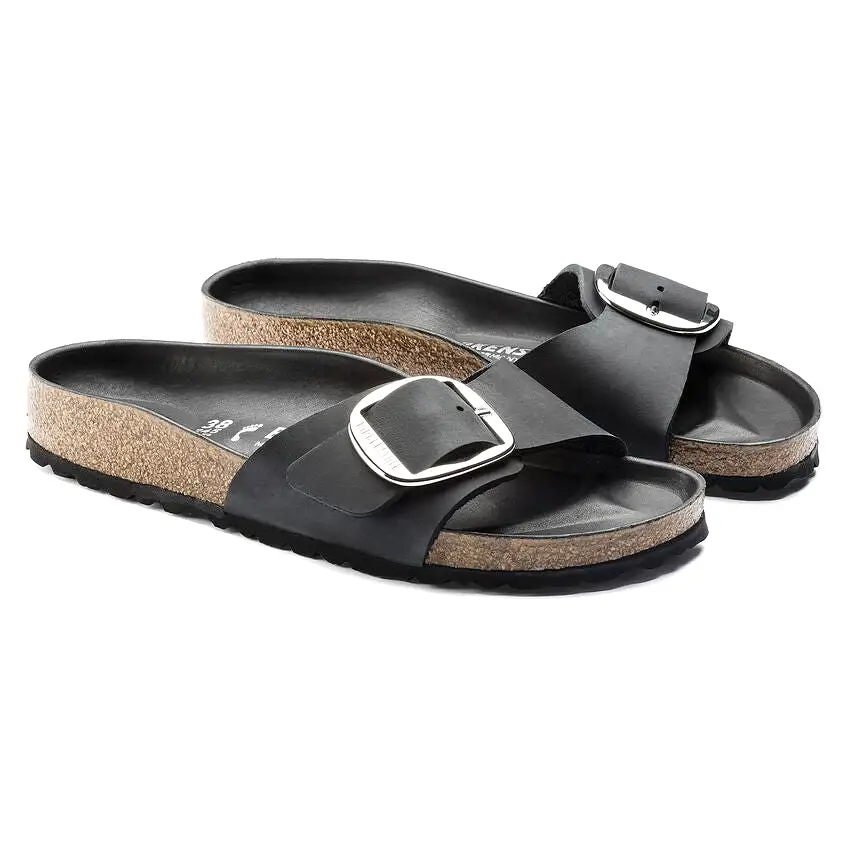 Birkenstock Madrid Black Big Buckel       