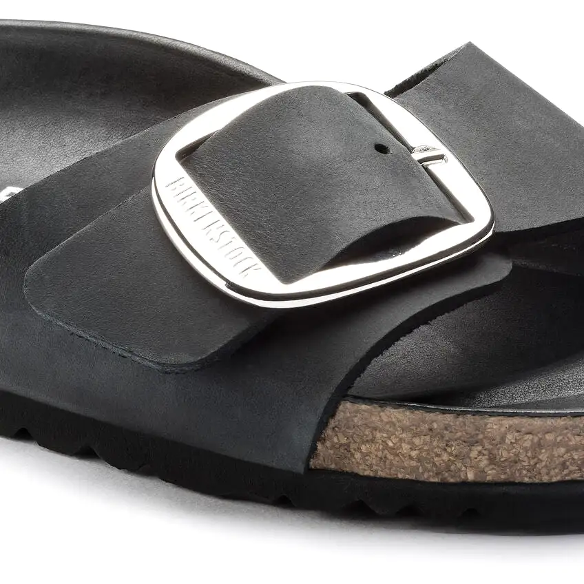 Birkenstock Madrid Black Big Buckel       