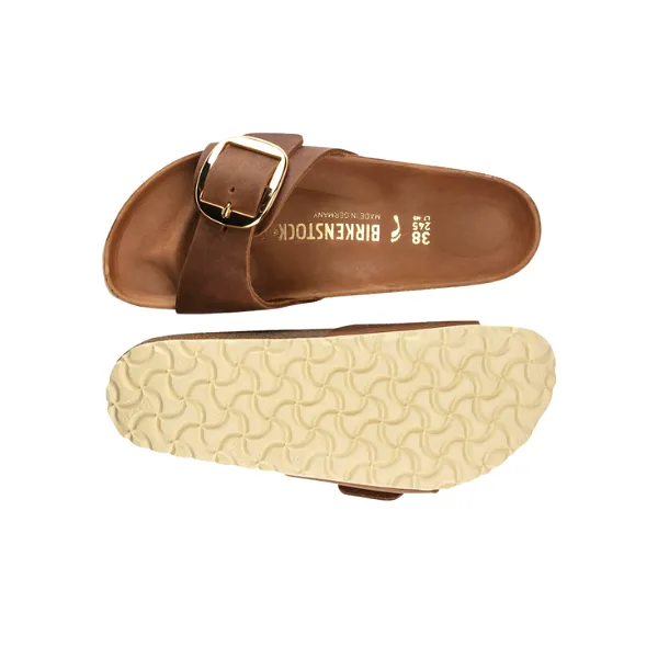 Birkenstock Women's Madrid Big Buckle Cognac