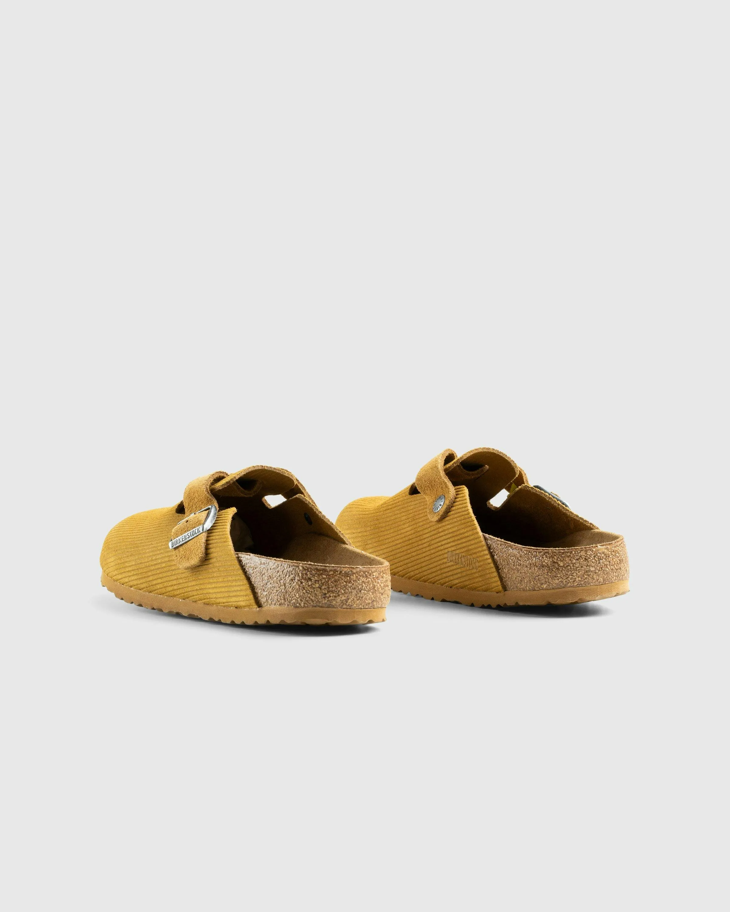 Birkenstock – Boston Suede Leather Corduroy Cork Brown | Highsnobiety Shop