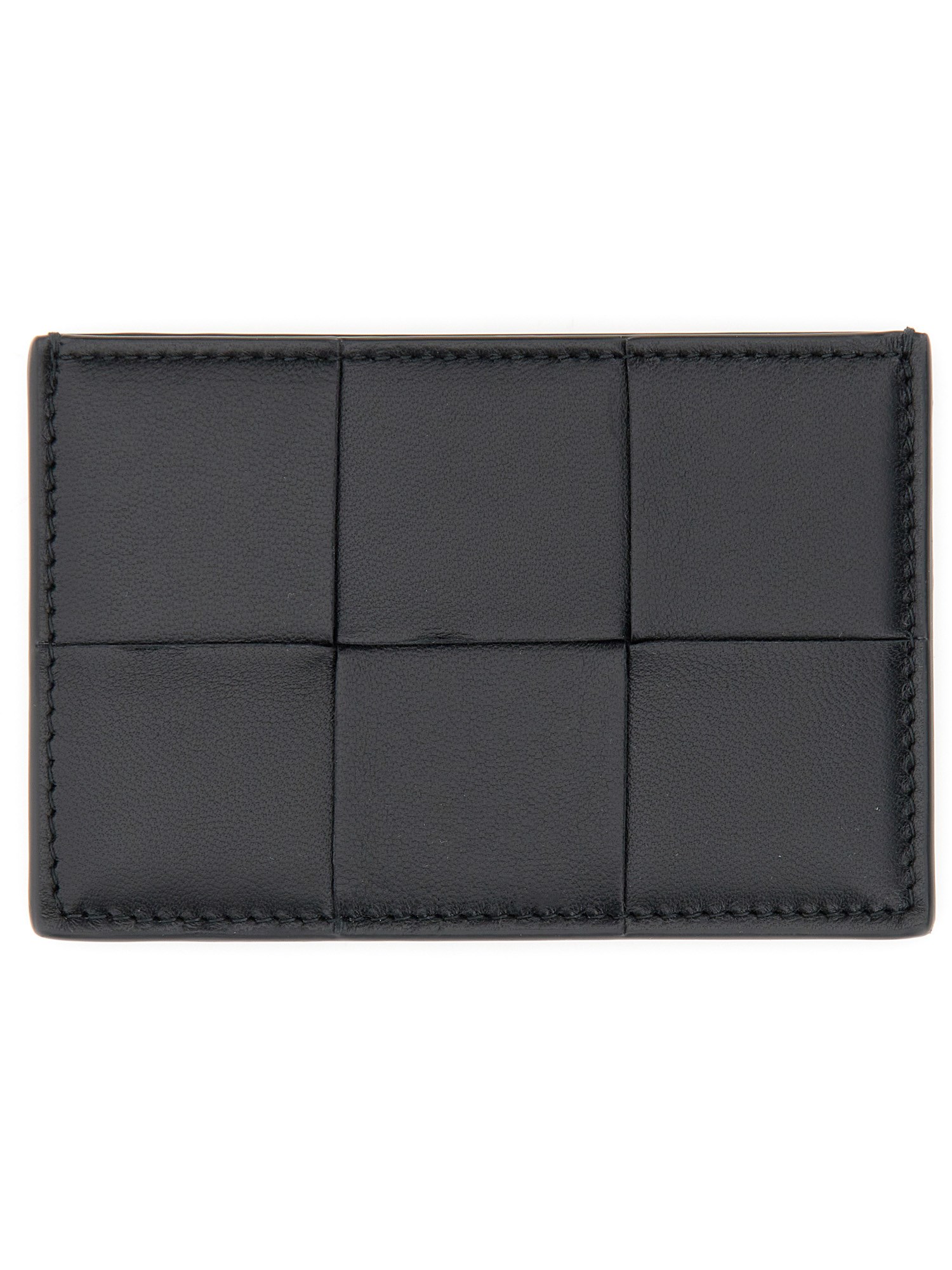 BOTTEGA VENETA    WOVEN LEATHER CREDIT CARD HOLDER