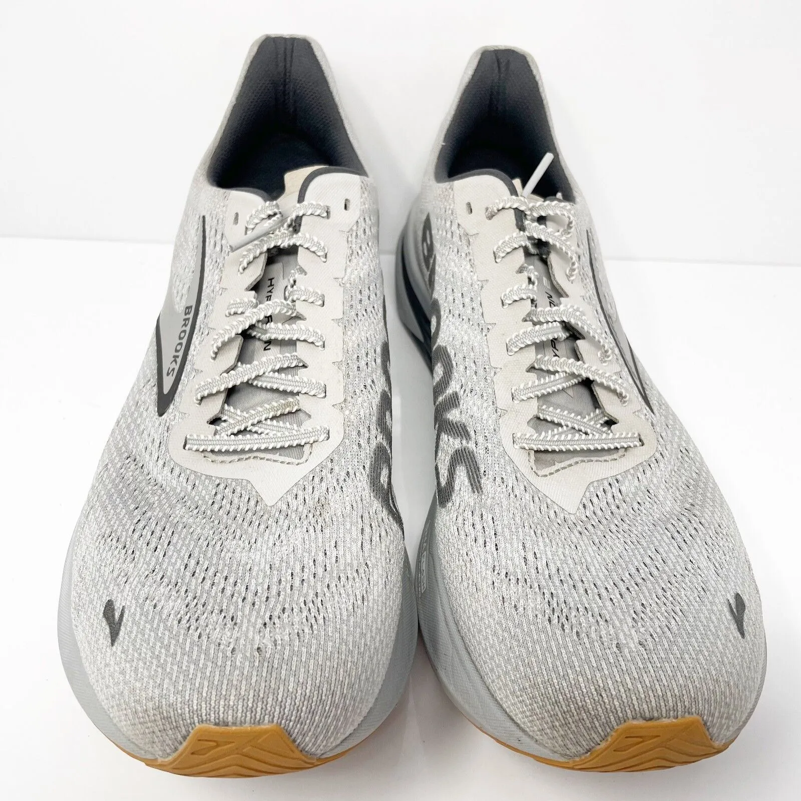 Brooks Mens Hyperion 2 1104321D047 Gray Running Shoes Sneakers Size 12 D