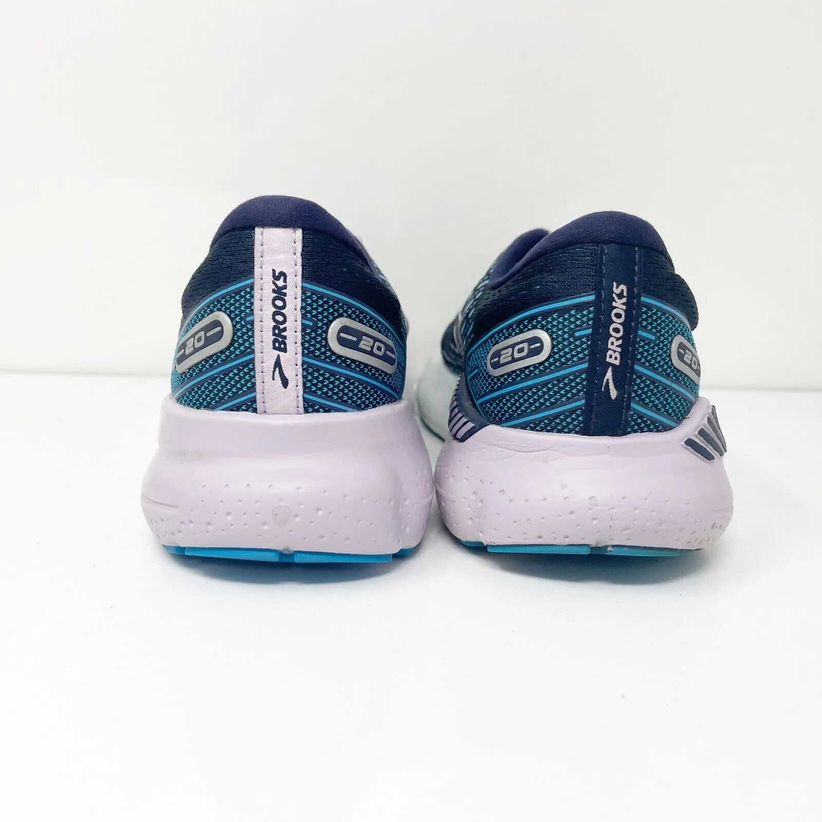 Brooks Womens Glycerin Gts 20 1203701B499 Blue Running Shoes Sneakers Size 6B