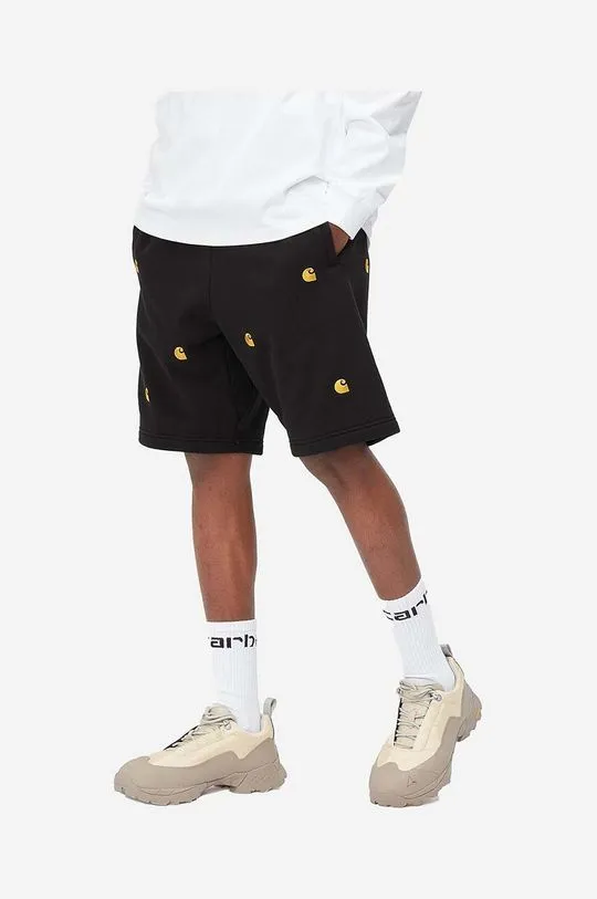 Carhartt WIP shorts Seek men's black color