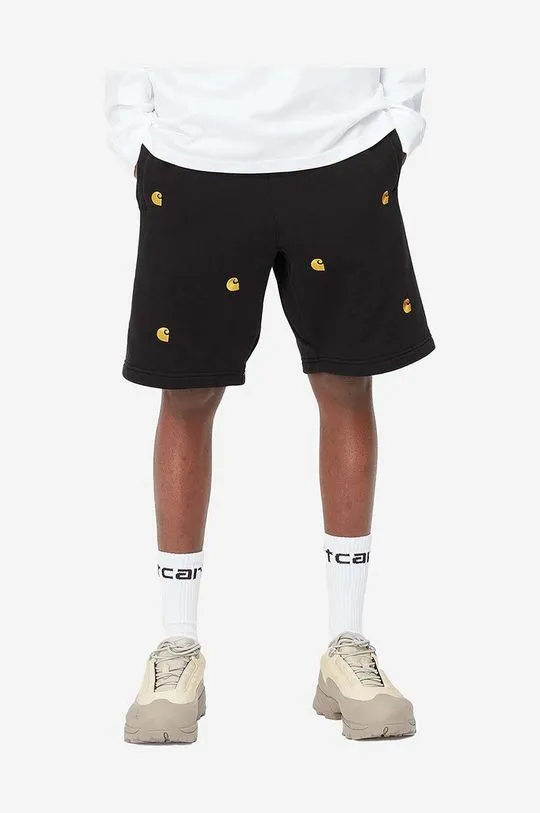 Carhartt WIP shorts Seek men's black color