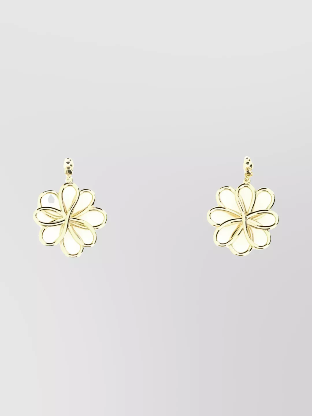 Cult Gaia   Gold-tone floral stud earrings