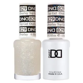 DND Duo Matching Color - OVERLAY GLITTER TOP GELS Collection - 829