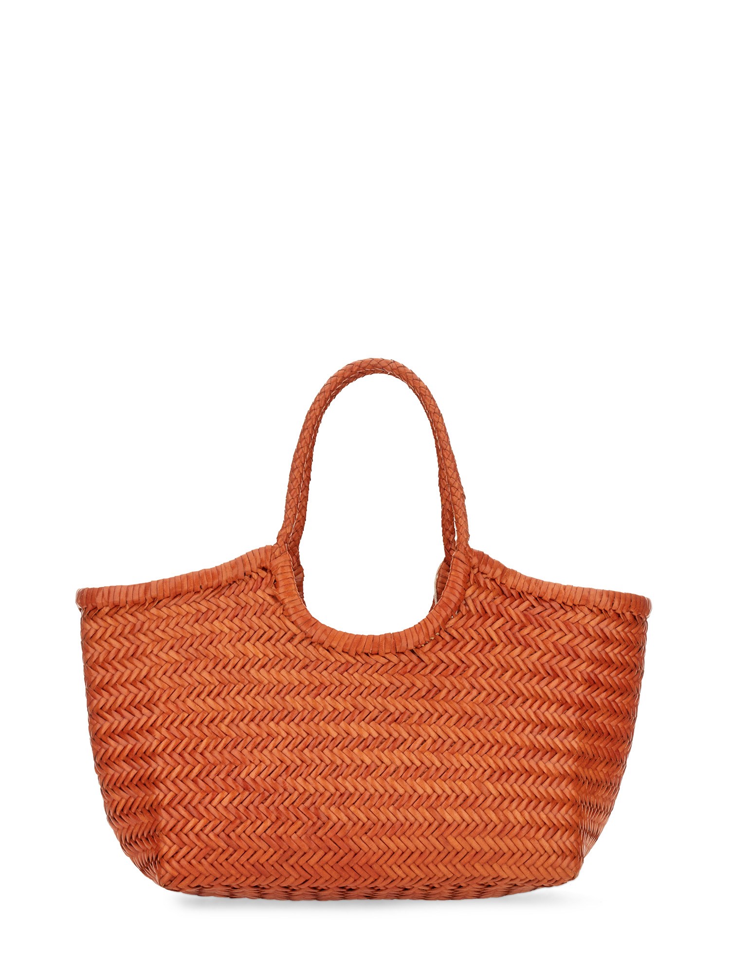 DRAGON DIFFUSION    NANTUCKET BIG WOVEN LEATHER BAG