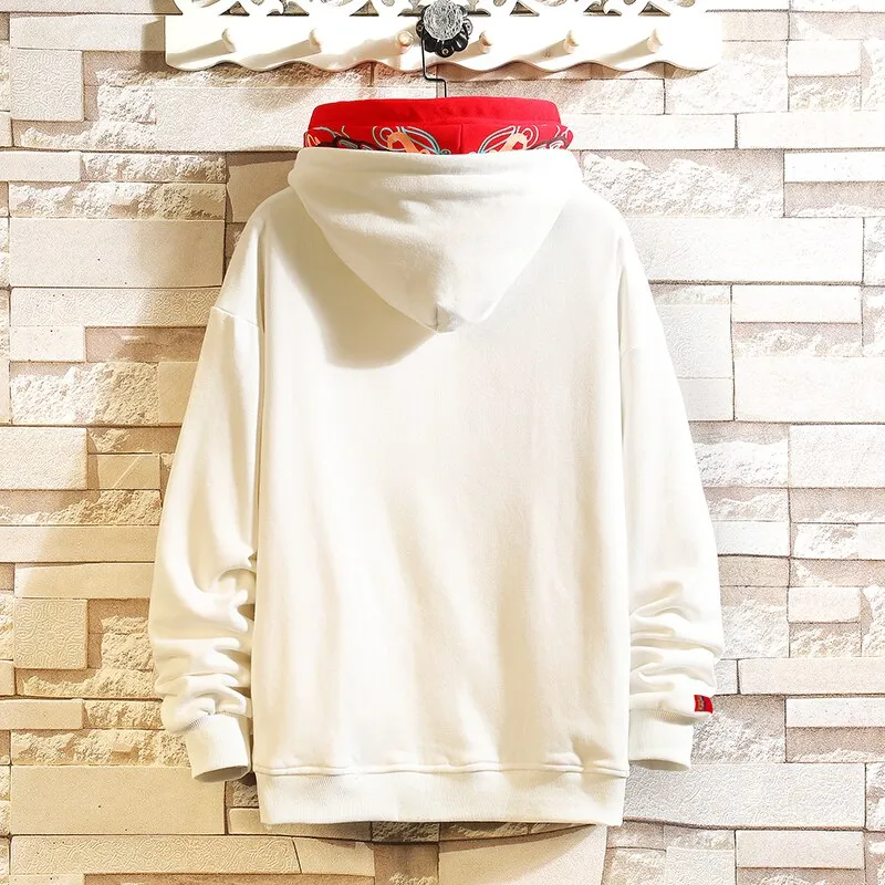 Elegance Two Color Hoodie With Rib Sleeves