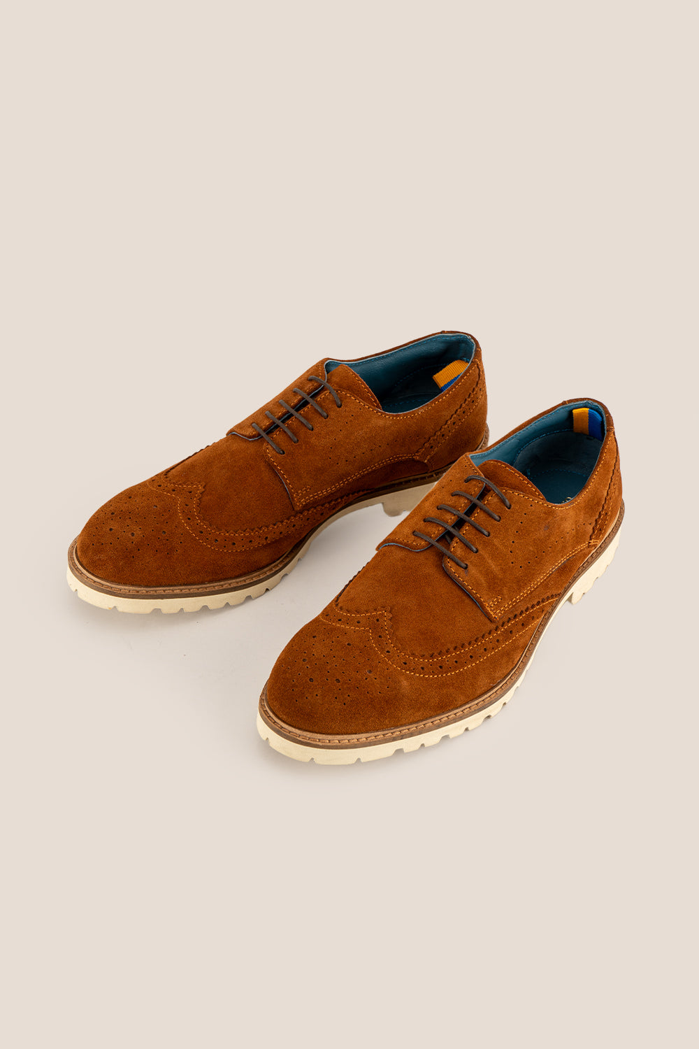 Eli Brown Suede Wide Fit