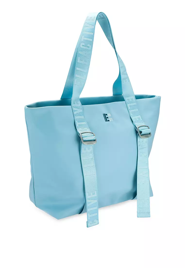 ELLE Active Logo Classic Nylon Tote Bag