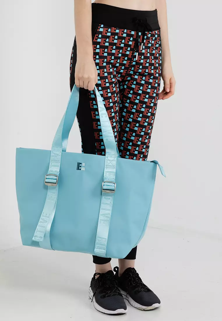 ELLE Active Logo Classic Nylon Tote Bag