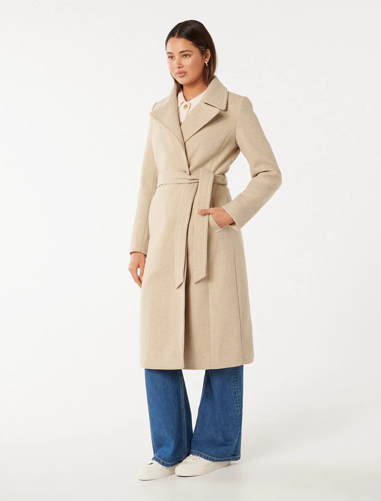 EverNew Polly Wrap Coat