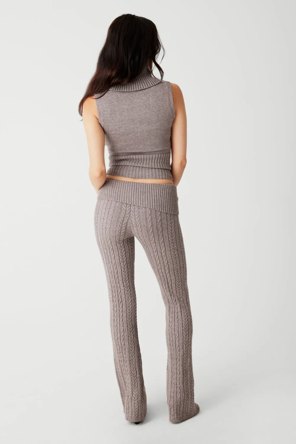 Fleur Cable Cloud Knit Pant