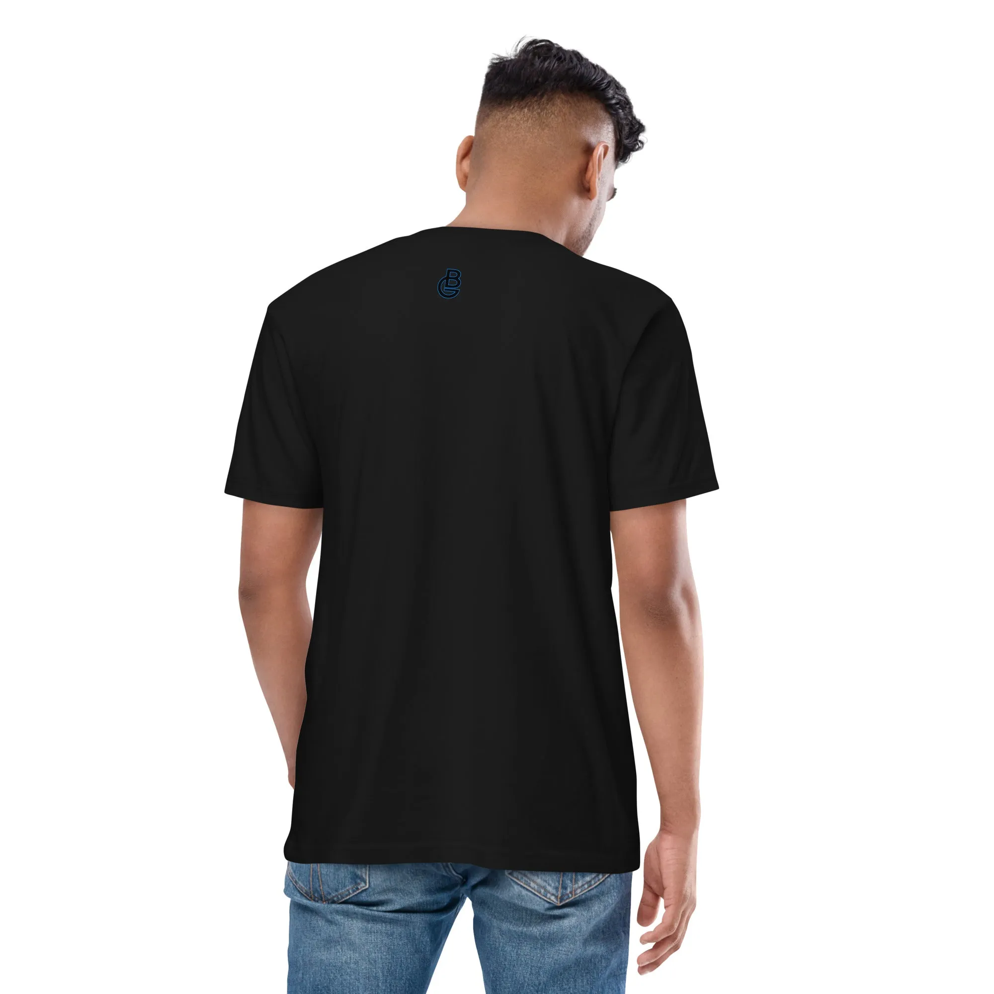 Gerald Black Premium Heavyweight Black Statement T-Shirt for Men RD