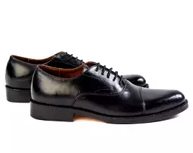 Grand Captoe Oxford - Black Noir