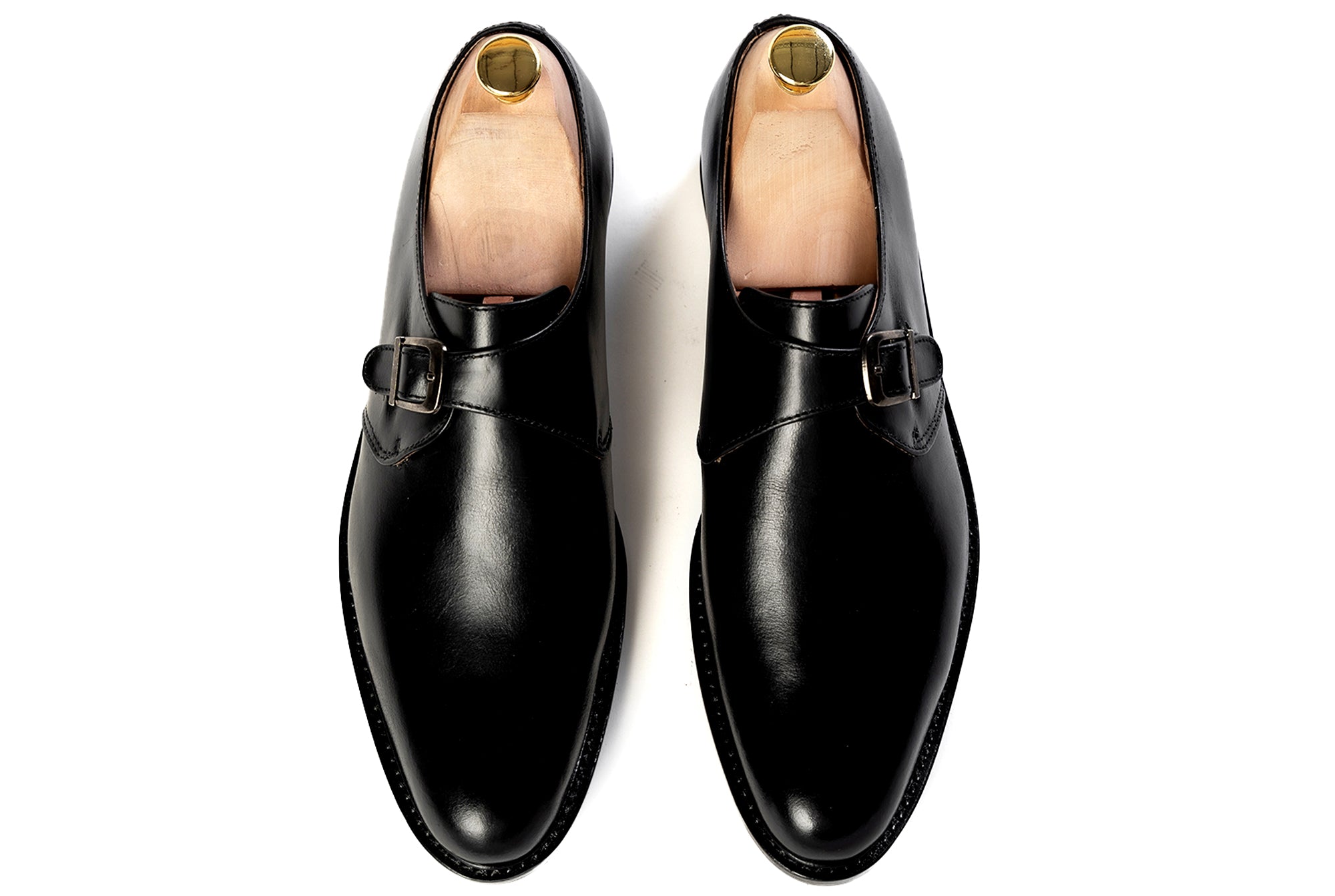 Grand Single Monkstrap - Black Noir