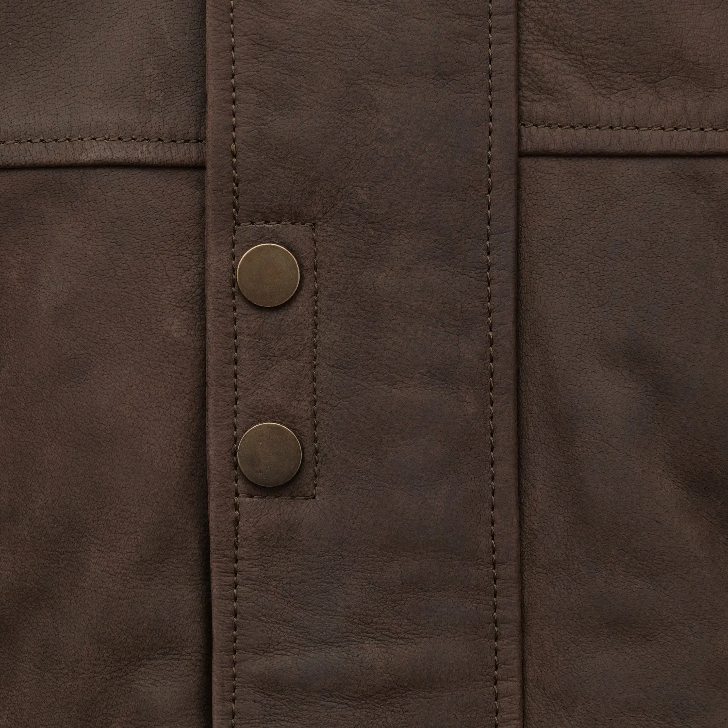 Hunter: Men's Brown Leather Coat