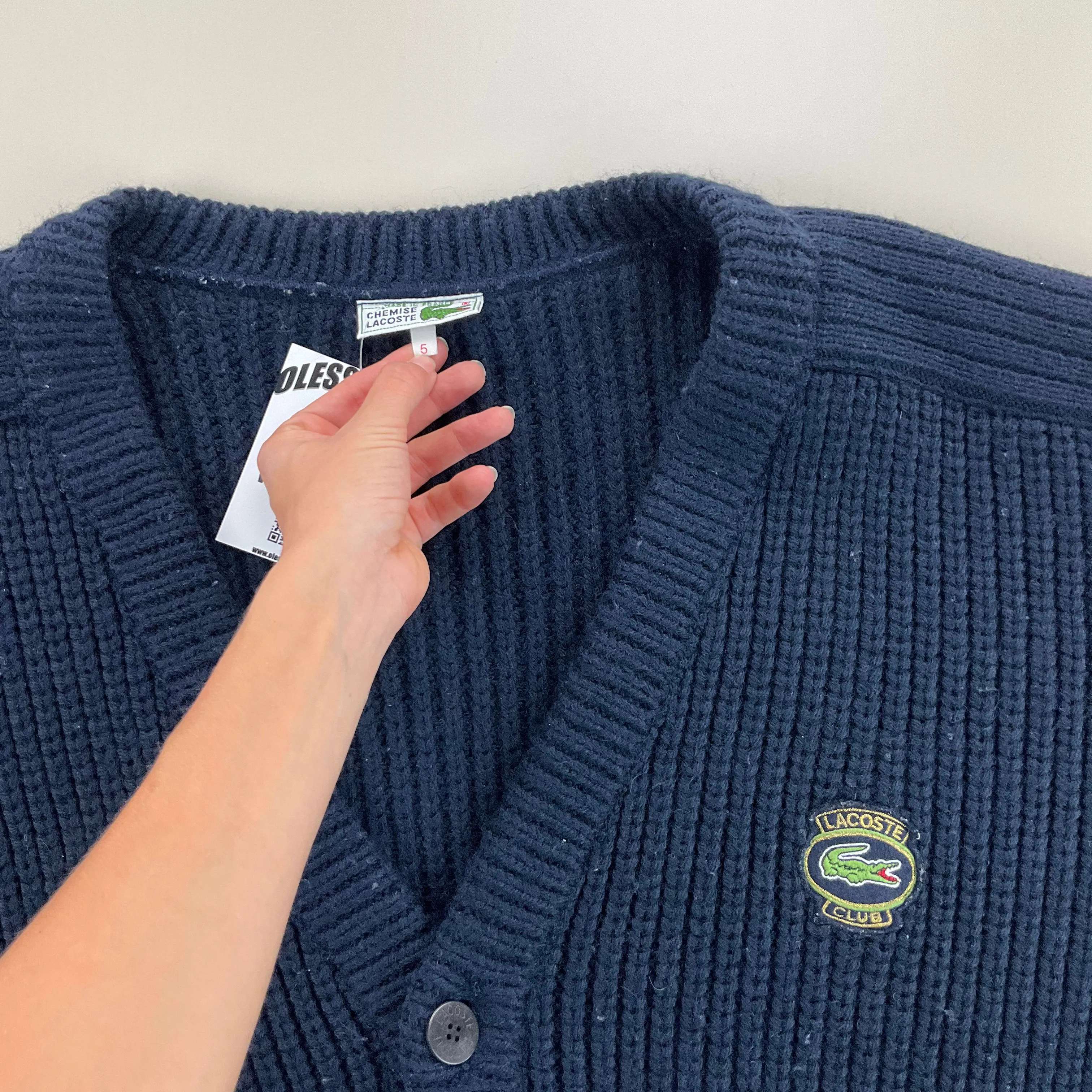 Lacoste Club Heavy Cardigan - XL