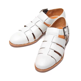 Ladies Gurkha Sandals / White 98850