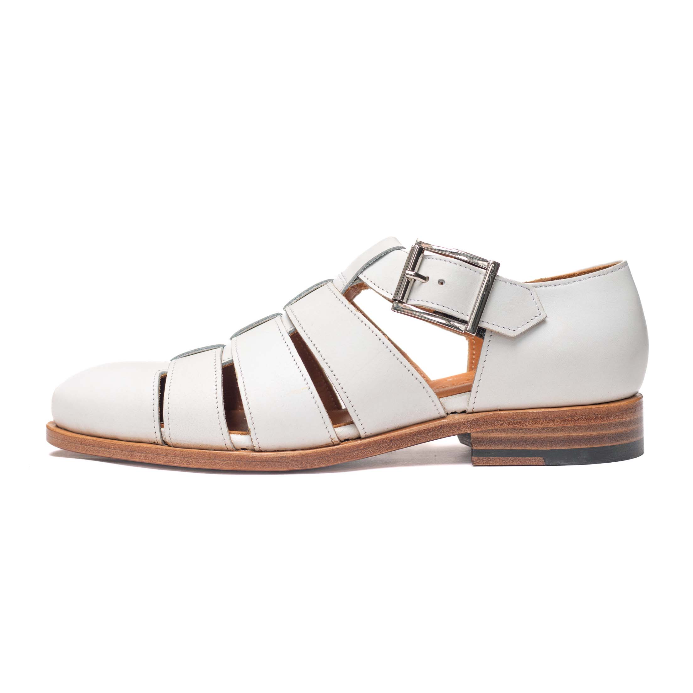 Ladies Gurkha Sandals / White 98850