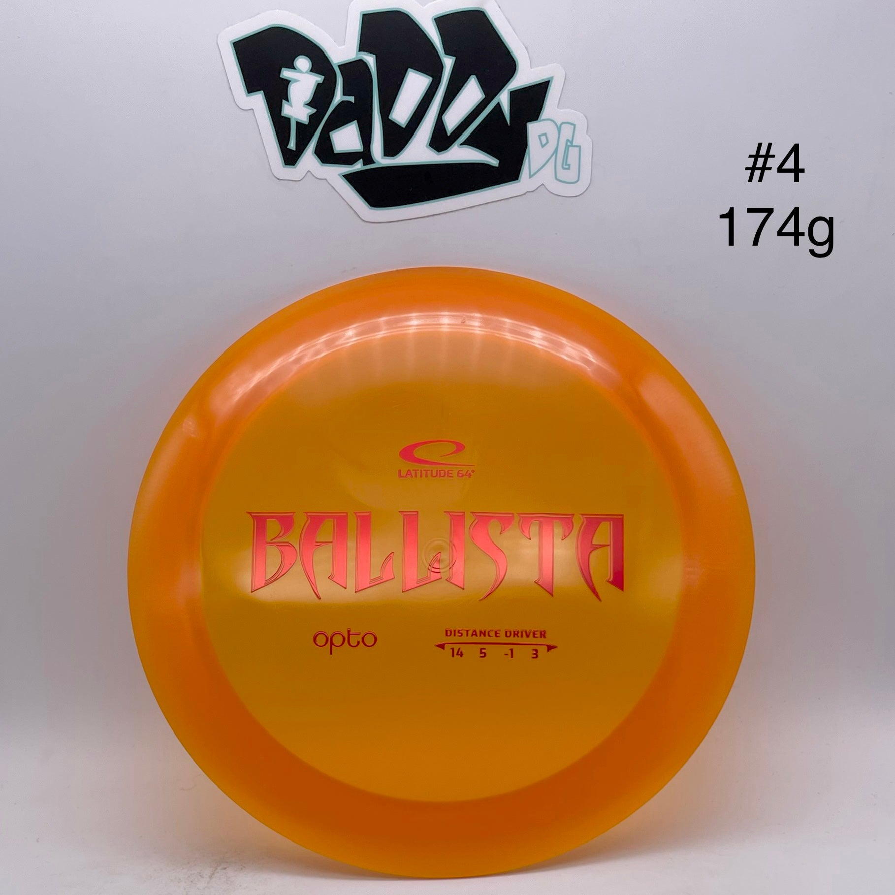 Latitude 64 Ballista Opto Distance Driver