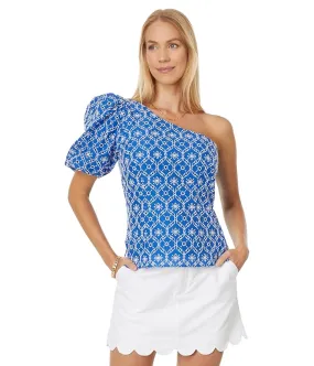 Lilly Pulitzer Delilah One Shoulder Eyelet