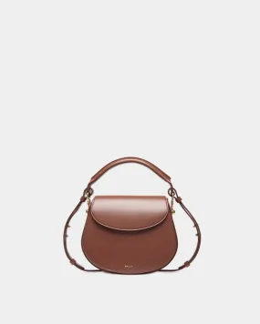 Lune Crossbody Bag In Brown Leather