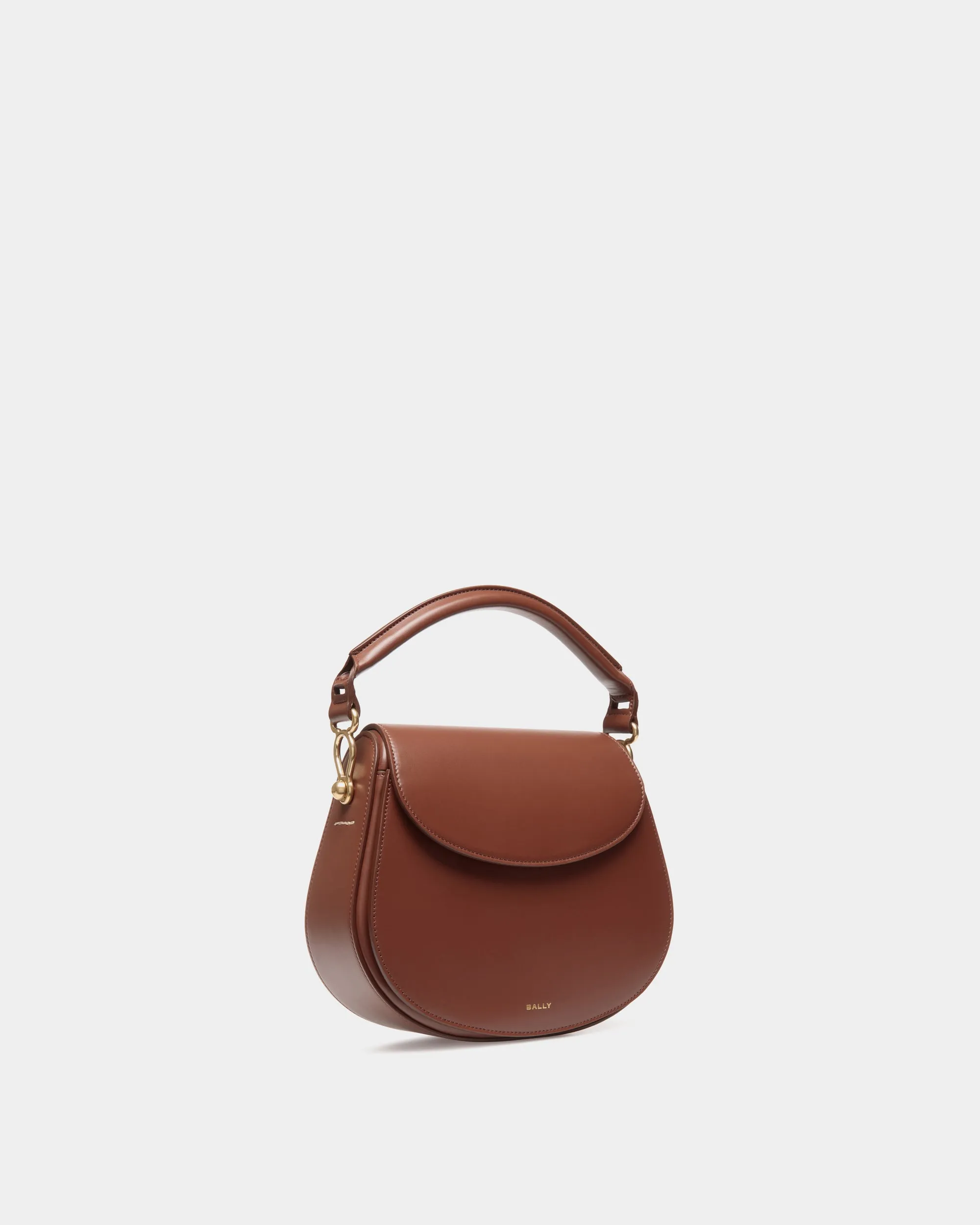 Lune Crossbody Bag In Brown Leather