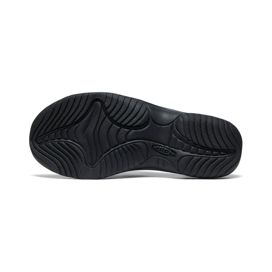 Men's Kona Leather Flip-Flop  |  Fired Brick/Black