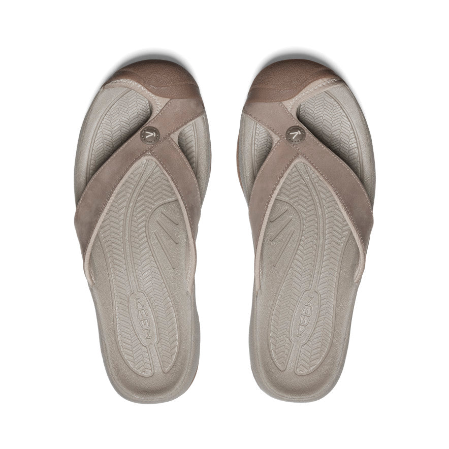 Men's Waimea Leather Flip-Flop  |  Brindle/Birch